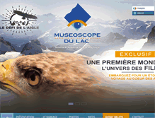 Tablet Screenshot of museoscope-du-lac.com